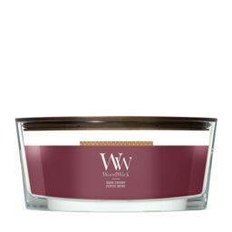 Dark Cherry Candle WoodWick, Red - Fruity & Citrus - thumbnail 1