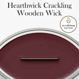 Dark Cherry Candle WoodWick, Red - Fruity & Citrus - thumbnail 7