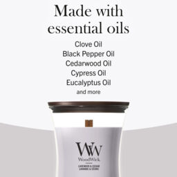 Lavender & Cedar Candle WoodWick, Purple - Woody - thumbnail 9