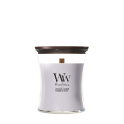 Lavender & Cedar Candle WoodWick, Purple - Woody - thumbnail 1