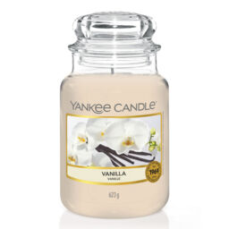 Vanilla Candle Original Large Jar Candle Yankee Candle, Neutrals, 10.7cm x 16.8cm - Sweet & Spicy - thumbnail 1