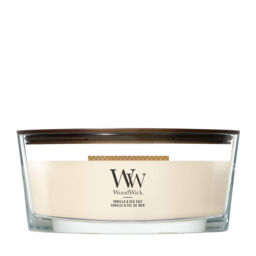 Vanilla & Sea Salt Candle WoodWick, Yellow - Floral