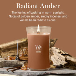Radiant Amber Candle WoodWick, Brown - Ambery - thumbnail 6