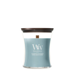 Cedarwood & Ocean Moss Candle WoodWick, Blue - Fresh & Clean - thumbnail 1