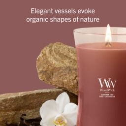 Cinnamon Chai Candle WoodWick, Red - Gourmand - thumbnail 7