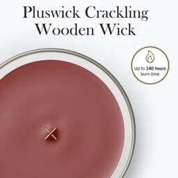Cinnamon Chai Candle WoodWick, Red - Gourmand - thumbnail 8