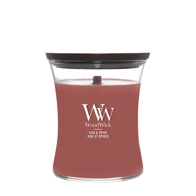 Silk & Spice Candle WoodWick, Red - Gourmand - image 1
