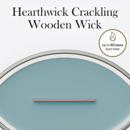 Cedarwood & Ocean Moss Candle WoodWick, Blue - Fresh & Clean - thumbnail 8