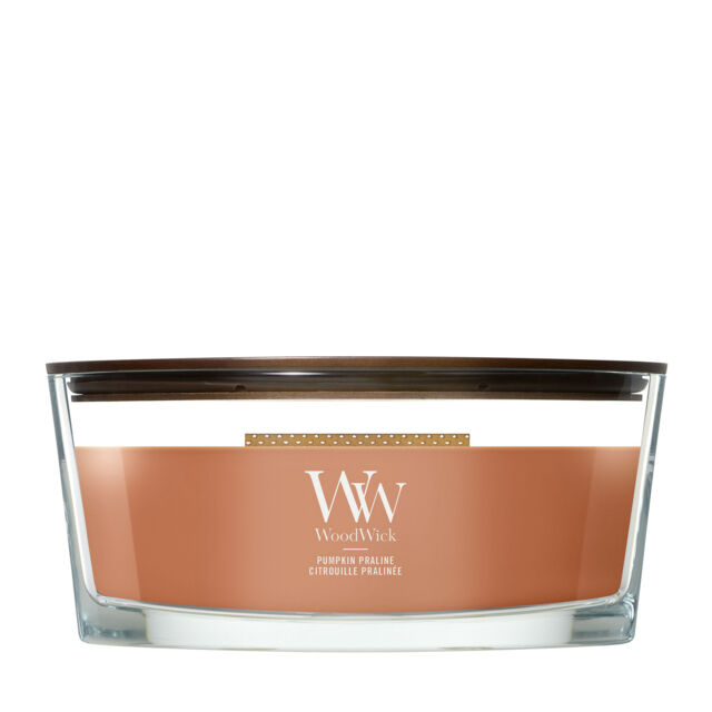 Pumpkin Praline Candle WoodWick, Brown - Gourmand - image 1