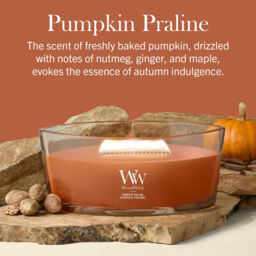 Pumpkin Praline Candle WoodWick, Brown - Gourmand - thumbnail 6