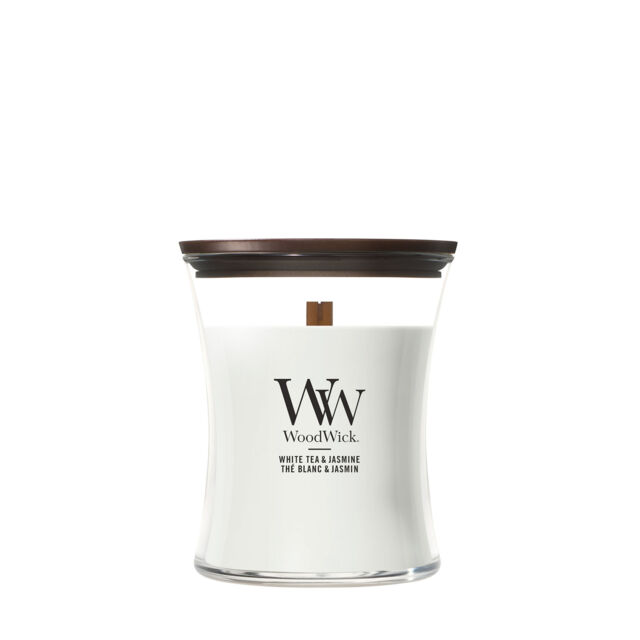 White Tea & Jasmine Candle WoodWick - Fruity & Citrus - image 1