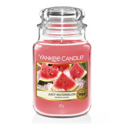 Juicy Watermelon Candle Yankee Candle, Pink, 10.7cm x 16.8cm - Fruity - thumbnail 2