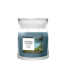 Bayside Cedar Candle Yankee Candle, Blue - Fresh & Clean - thumbnail 2