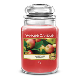 MacIntosh Apple Candle Original Large Jar Candle Yankee Candle, Red, 10.7cm x 16.8cm - Fruity - thumbnail 2