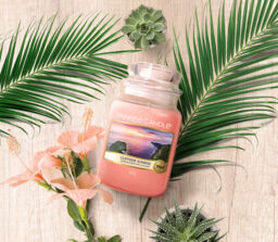 Cliffside Sunrise Candle Yankee Candle, Pink, 10.7cm x 16.8cm - Fruity - thumbnail 4