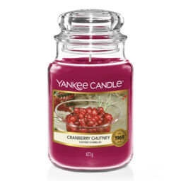 Cranberry Chutney Candle Yankee Candle, Red, 10.7cm x 16.8cm - Fruity - thumbnail 2