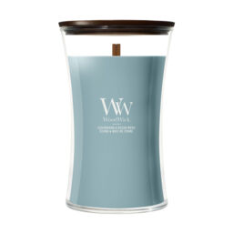 Cedarwood & Ocean Moss Candle WoodWick, Blue - Fresh & Clean - thumbnail 1