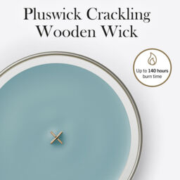 Cedarwood & Ocean Moss Candle WoodWick, Blue - Fresh & Clean - thumbnail 8