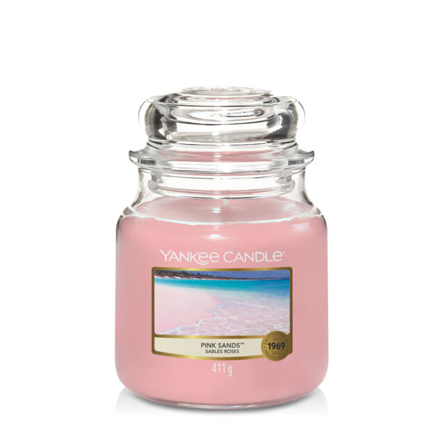 Pink Sands Candle Original Medium Jar Candle Yankee Candle, 10.7cm x 12.7cm - Floral - image 1