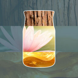 Bayside Cedar Candle Yankee Candle, Blue - Fresh & Clean - thumbnail 3