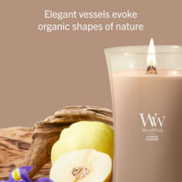 Cashmere Candle WoodWick, Brown - Ambery - thumbnail 8