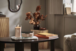 Cashmere Candle WoodWick, Brown - Ambery - thumbnail 4