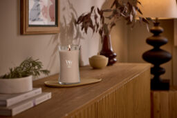 Cashmere Candle WoodWick, Brown - Ambery - thumbnail 5