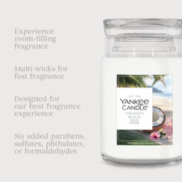 Coconut Beach Candle Yankee Candle, White - Fruity - thumbnail 5