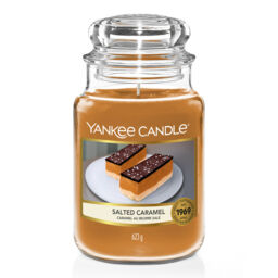 Salted Caramel Candle Yankee Candle, Brown, 10.7cm x 16.8cm - Sweet & Spicy - thumbnail 1