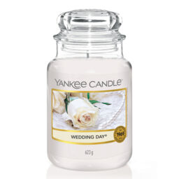 Wedding Day® Candle Original Large Jar Candle Yankee Candle, White, 10.7cm x 16.8cm - Floral - thumbnail 1