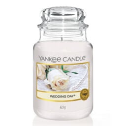 Wedding Day® Candle Original Large Jar Candle Yankee Candle, White, 10.7cm x 16.8cm - Floral - thumbnail 2