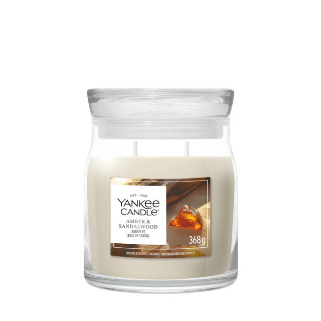 Amber & Sandalwood Candle Yankee Candle, Brown - Sweet & Spicy - image 1