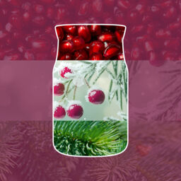 Sparkling Winterberry Candle Yankee Candle, Red - Fresh & Clean - thumbnail 3