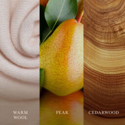 Cashmere Candle WoodWick, Brown - Ambery - thumbnail 5