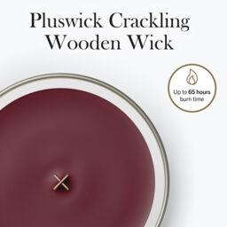 Dark Cherry Candle WoodWick, Red - Fruity & Citrus - thumbnail 8