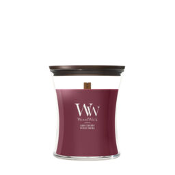 Dark Cherry Candle WoodWick, Red - Fruity & Citrus - thumbnail 1