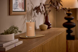Hazelnut Roast Candle WoodWick, Brown - Gourmand - thumbnail 4