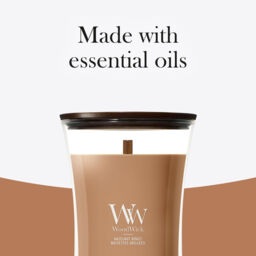 Hazelnut Roast Candle WoodWick, Brown - Gourmand - thumbnail 9