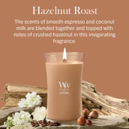 Hazelnut Roast Candle WoodWick, Brown - Gourmand - thumbnail 6