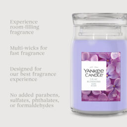 Lilac Blossoms Candle Yankee Candle, Purple - Floral - thumbnail 6