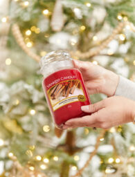 Sparkling Cinnamon Candle Original Large Jar Candle Yankee Candle, Red, 10.7cm x 16.8cm - Sweet & Spicy - thumbnail 5
