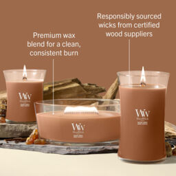 Radiant Amber Candle WoodWick, Brown - Ambery - thumbnail 9