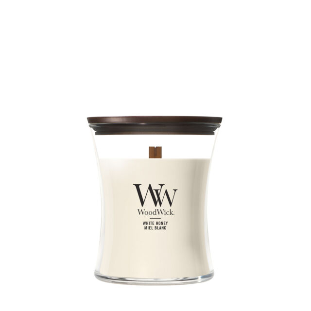 White Honey Candle WoodWick - Ambery - image 1