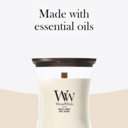 White Honey Candle WoodWick - Ambery - thumbnail 8