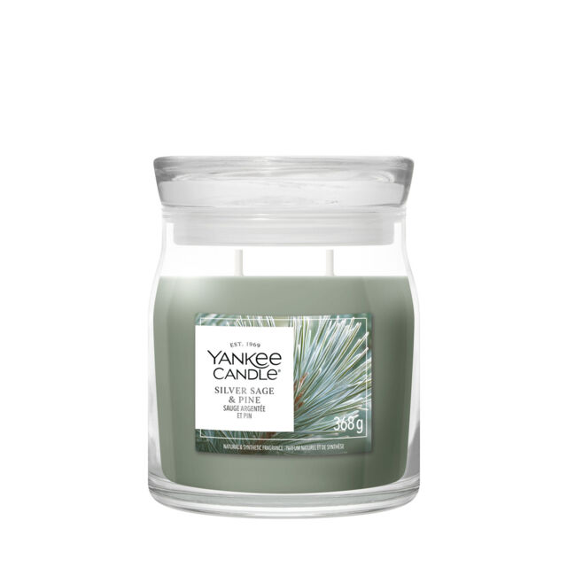 Silver Sage & Pine Candle Yankee Candle, Green - Woody - image 1