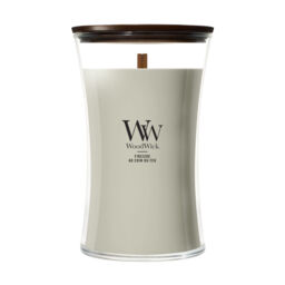 Fireside Candle WoodWick, Brown - Woody
