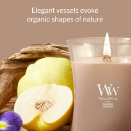 Cashmere Candle WoodWick, Brown - Ambery - thumbnail 7