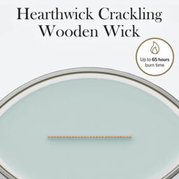 Sagewood & Seagrass Candle WoodWick, Blue - Fresh & Clean - thumbnail 8