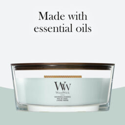 Sagewood & Seagrass Candle WoodWick, Blue - Fresh & Clean - thumbnail 9