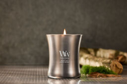 Melanite Mist Candle WoodWick, White, 9.9cm x 9.9cm x 11.4cm - Fresh & Clean - thumbnail 6
